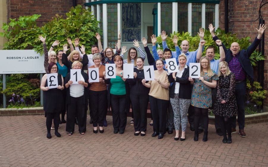 Accountants raise £100K for charity