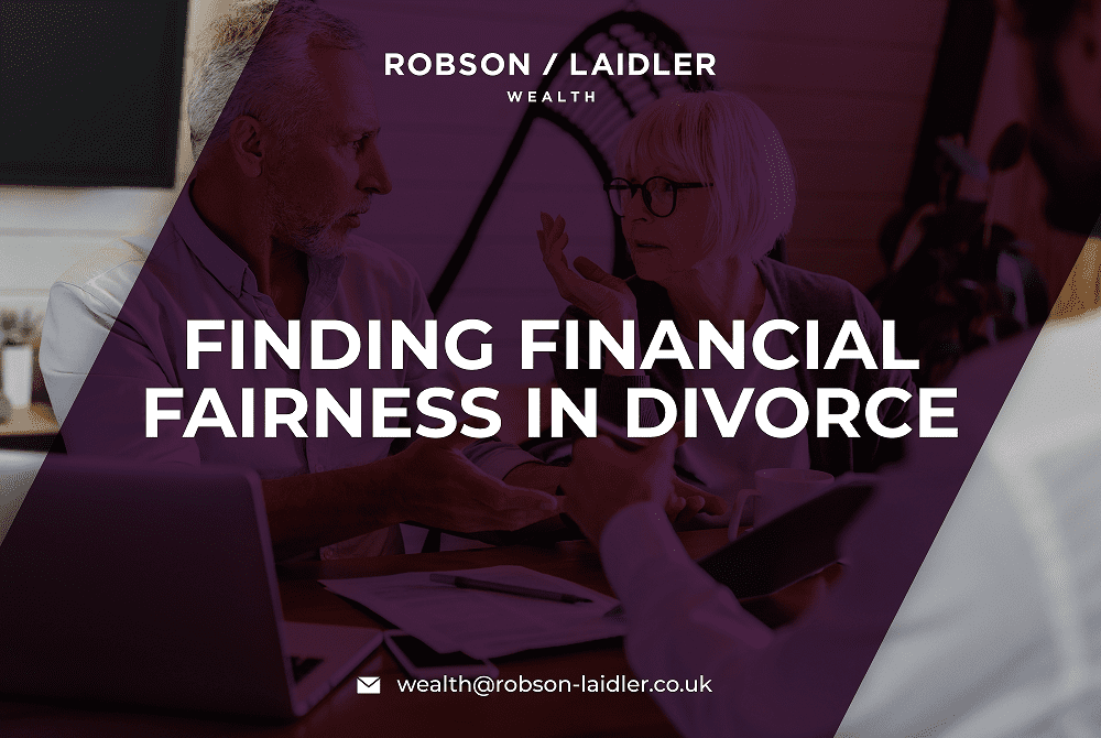 Financial fairness in divorce