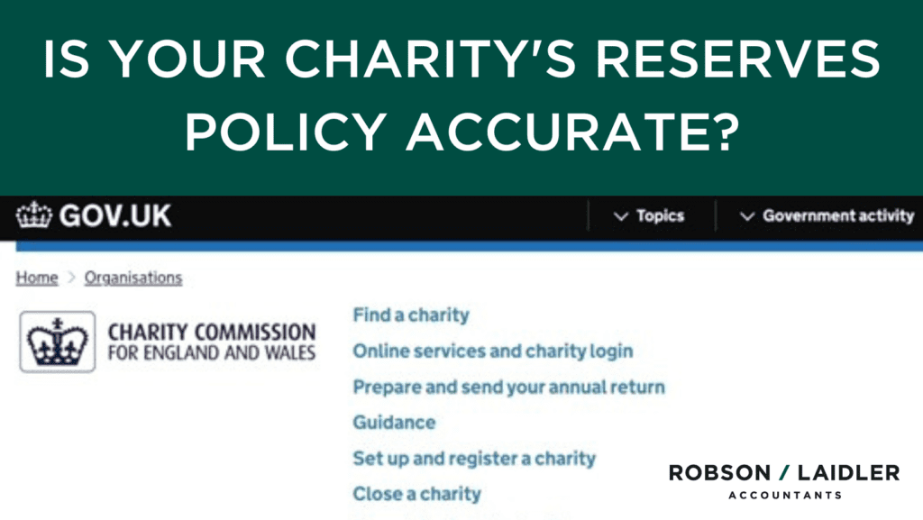 Charity Reserves Policy
