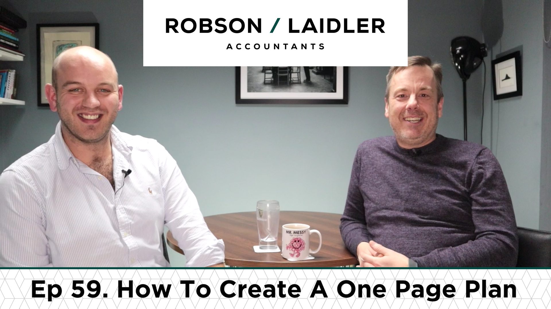 Create a one page plan podcast