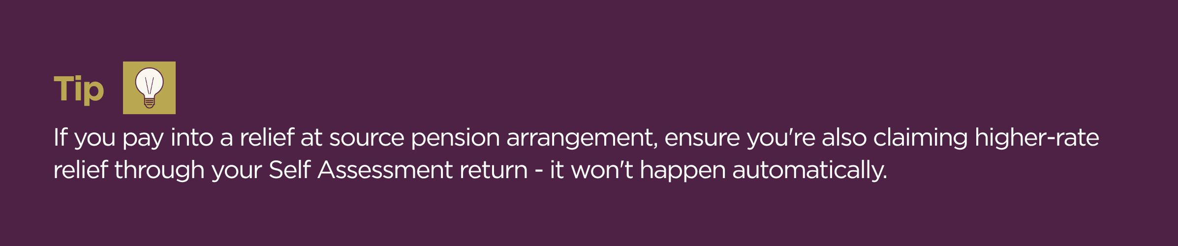 Pension tip